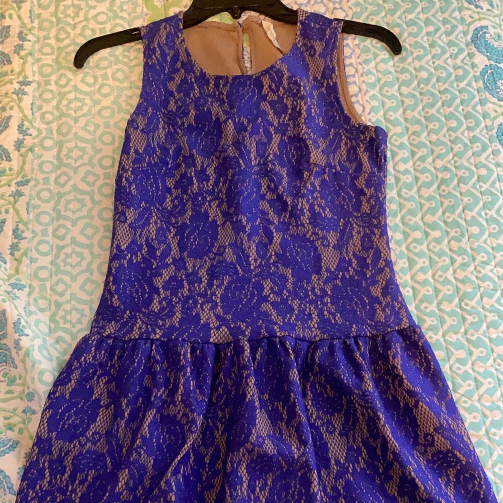 Paper crane drop waist dress xs